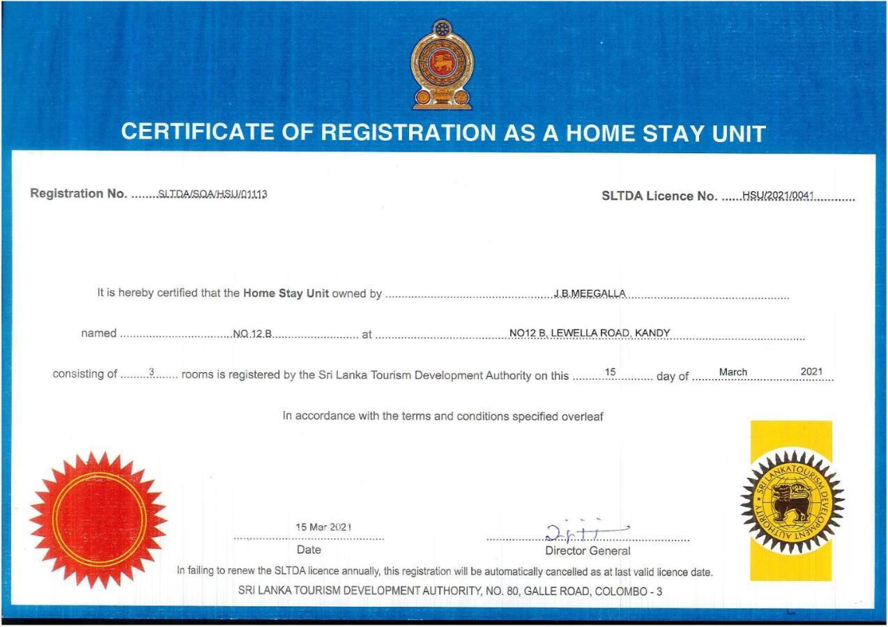 12 B Lewella Road, Kandy. Zewnętrze zdjęcie